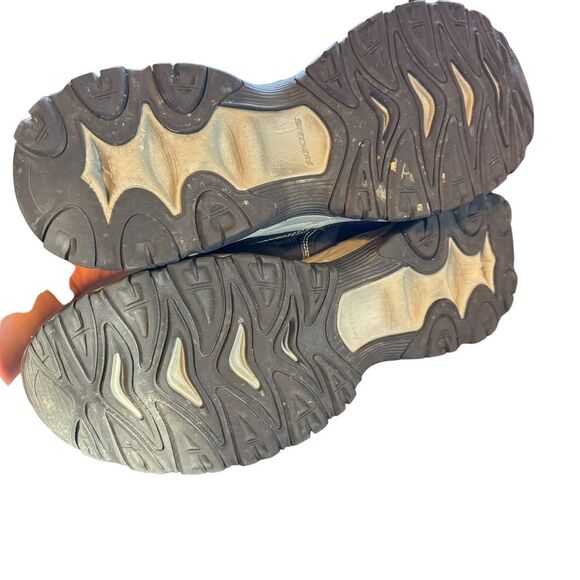 Skechers Afterburn Black Sneakers Lace Up Shoes Men's Size 13 - Picture 9 of 9